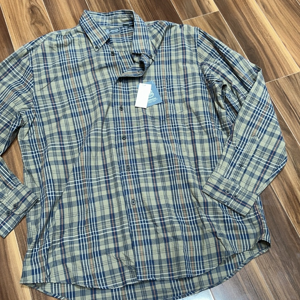 Large Arrow plaid button down top new with tags